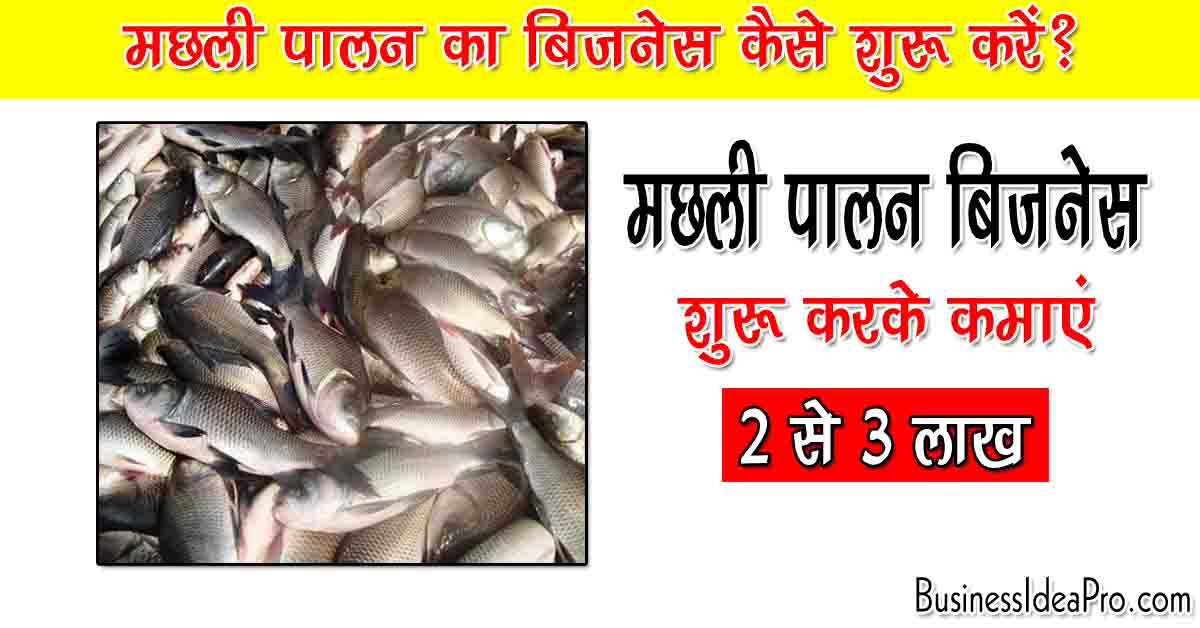 fish farming business plan hindi
