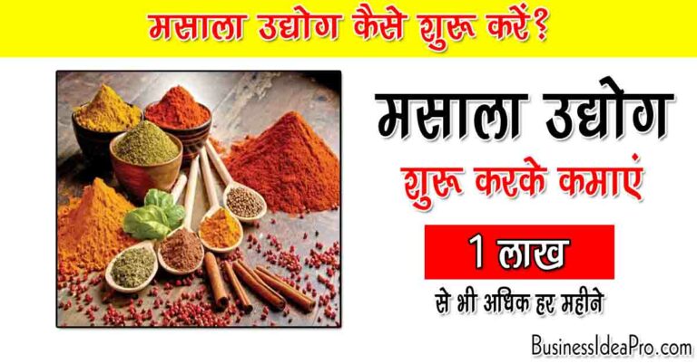 kitchen masala business plan